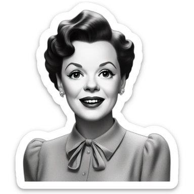 Judy Garland sticker