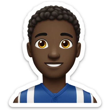 cuban boy, dark skin, tall with black eyes. He is also an athlete and slim sticker