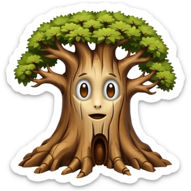 hallow tree sticker