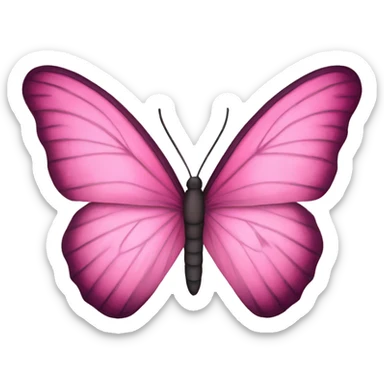 Mariposa rosa  sticker