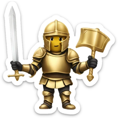 Golden Knight victory celebration happy sticker