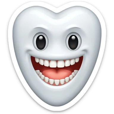 Make the teeth longer sticker