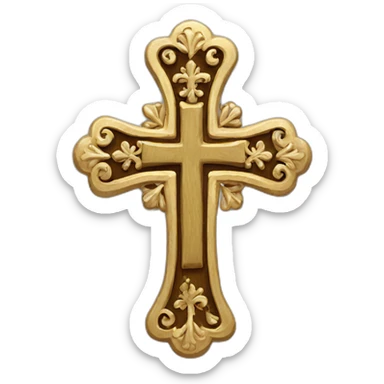 russian orthodox cross sticker