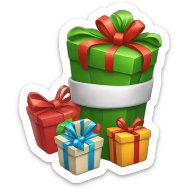 Cadeau de Noël sticker