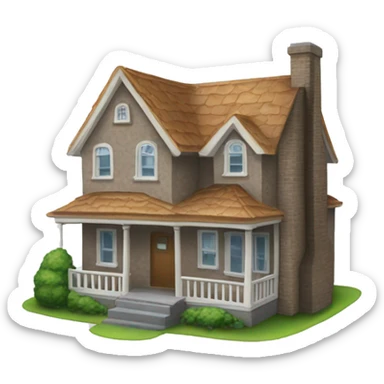 house incoming exclaimation sticker