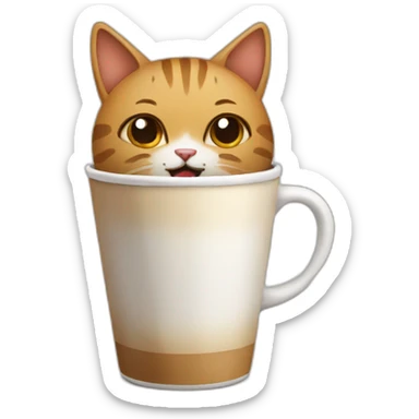 coffee-cat sticker