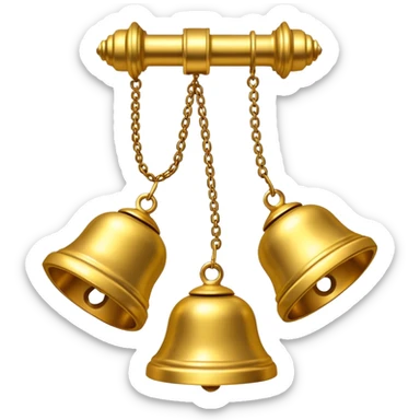 traditional Indian ghungroo ankle bells used in classical dance sticker