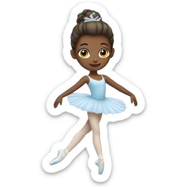 ballet girl sticker