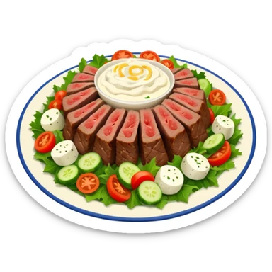romanian christmas dish boeuf salad sticker