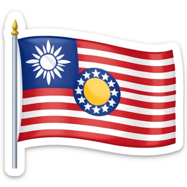 Cherokee flag sticker