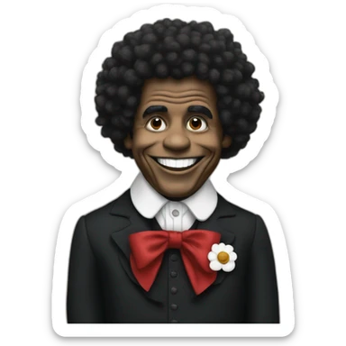 golliwog Barack Obama sticker