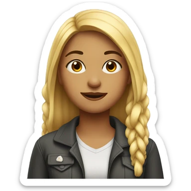 a girl named solin sticker