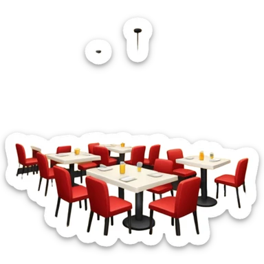 healthy restaurant  sticker