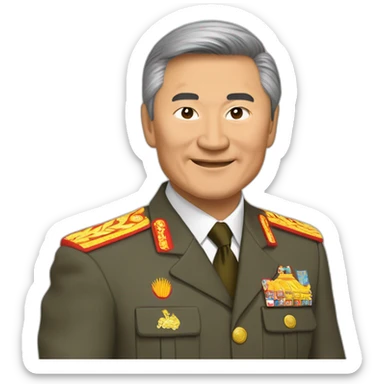 Almazbek Atambaev Kyrgyzstan prezident sticker
