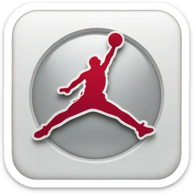 jordan logo sticker
