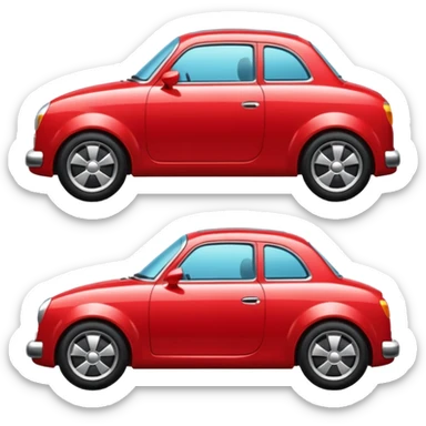 red car emoji sticker
