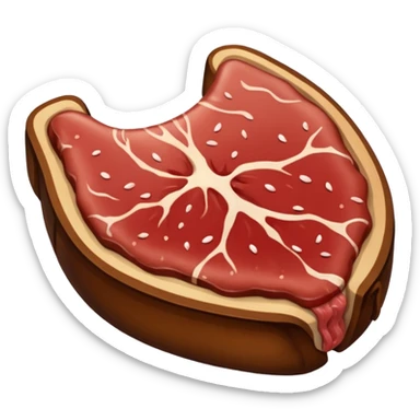 carne cocida sticker
