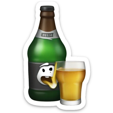 Drinking alcohol  sticker