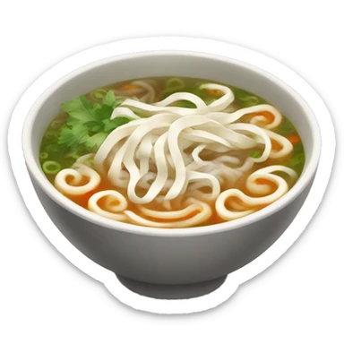 Pho Vietnamese noodle soup sticker