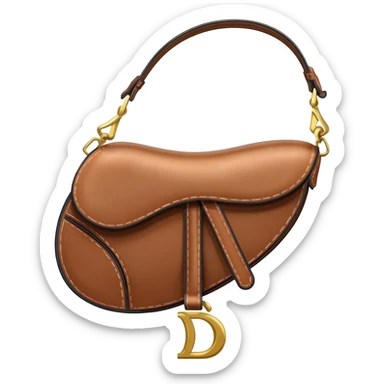 dior saddle bag sticker