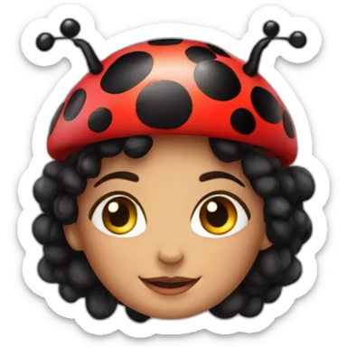 Ladybug, use this picture. Add a gold princess tiara on her geat sticker