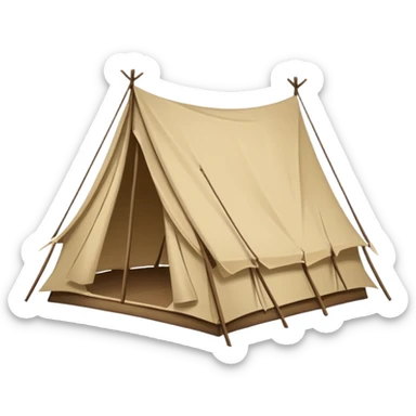 tent unmake sticker