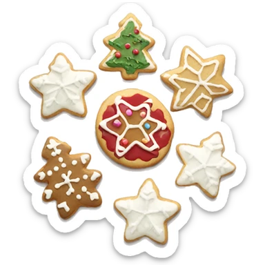Christmas cookies sticker