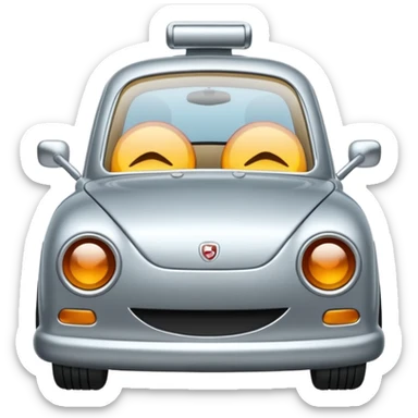 chiavi di una macchina da noleggiare sticker