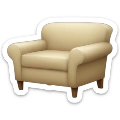 Chat sur un canapé  sticker