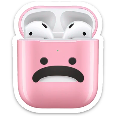 Pink AirPods maxes  sticker