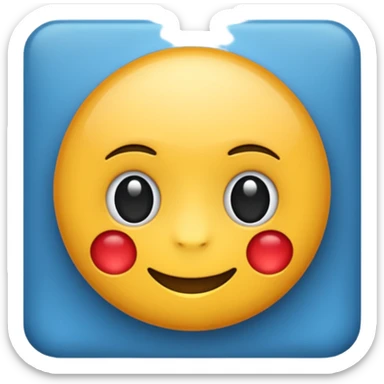 𝚄𝚗 𝚎𝚖𝚘𝚓𝚒 𝚟𝚛𝚊𝚒 𝚌𝚘𝚖𝚖𝚎 𝚌̧𝚊 ✅𝚖𝚎𝚜 𝚋𝚕𝚎𝚞🔵 𝚎𝚝 𝚛𝚘𝚗𝚍 sticker