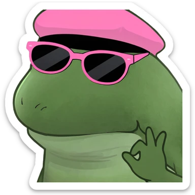 pink spam swag sticker