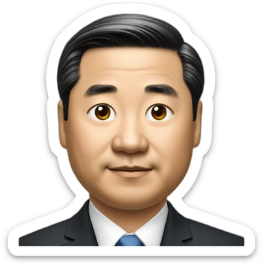 President Xi Golden States Bridge sticker