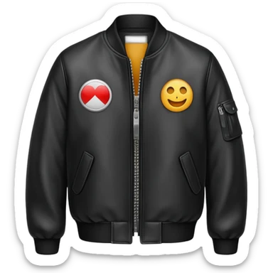 Bomber jacket sticker