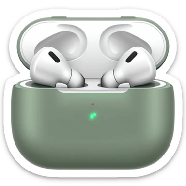 sage sgreen AirPods max  sticker