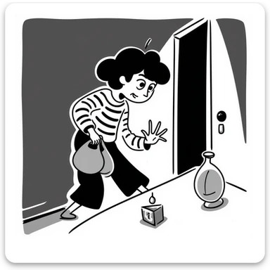 thief character sticker