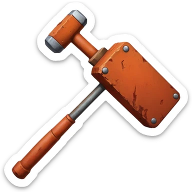 bloody sledgehammer from the Winnie the Pooh: Blood and Honey movie sticker