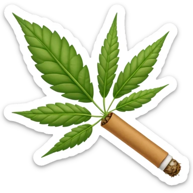 weed joint sticker