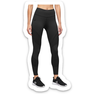 realistic detailed Lululemon leggings sticker