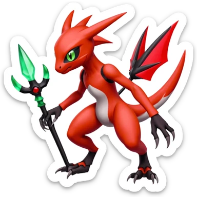 Meloetta-Guilmon-Scizor-Darkrai-Pokémon-Fakémon-creature sticker