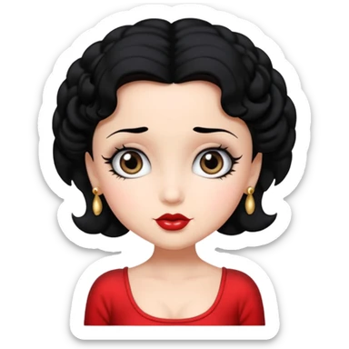 Betty boop sticker