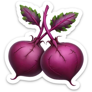 Beats vegetable sticker