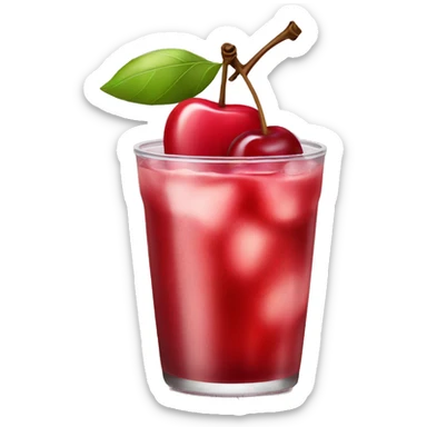 drink apple cherry flavor  sticker