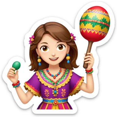 Maraca Player sticker