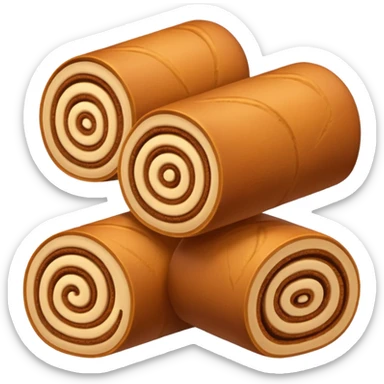 Roll de canela  sticker