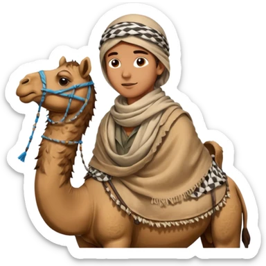 Desert Nomad Traveler sticker