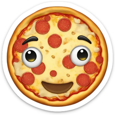 Pizza sticker