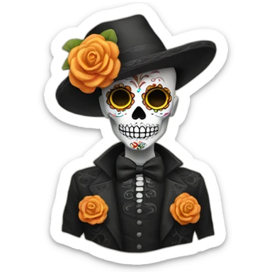 Day of the dead sticker