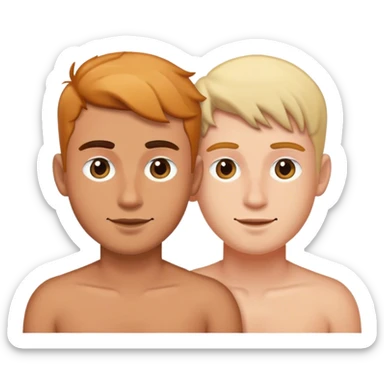 2 gay boyfriends sticker