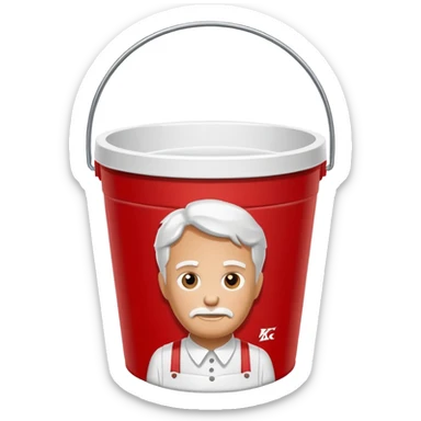 kfc bucket empty sticker